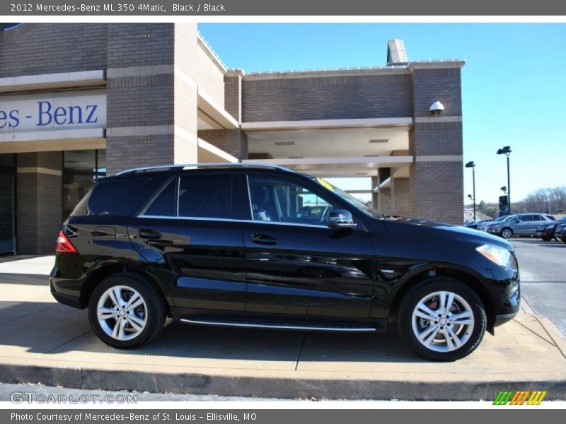 Black / Black 2012 Mercedes-Benz ML 350 4Matic