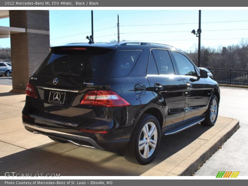 Black / Black 2012 Mercedes-Benz ML 350 4Matic