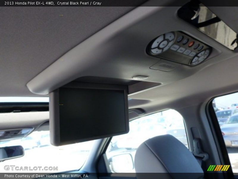 Crystal Black Pearl / Gray 2013 Honda Pilot EX-L 4WD