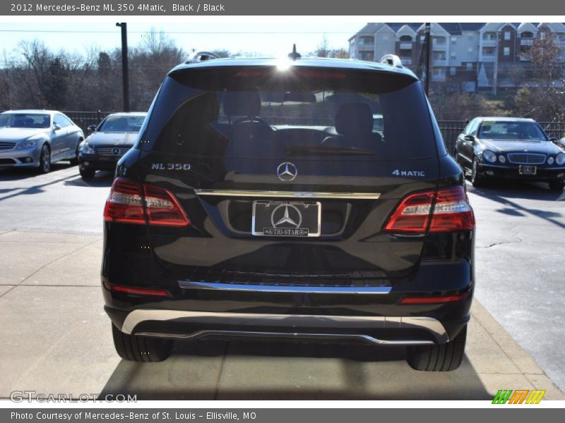 Black / Black 2012 Mercedes-Benz ML 350 4Matic