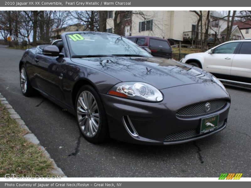 Pearl Grey Metallic / Warm Charcoal 2010 Jaguar XK XK Convertible