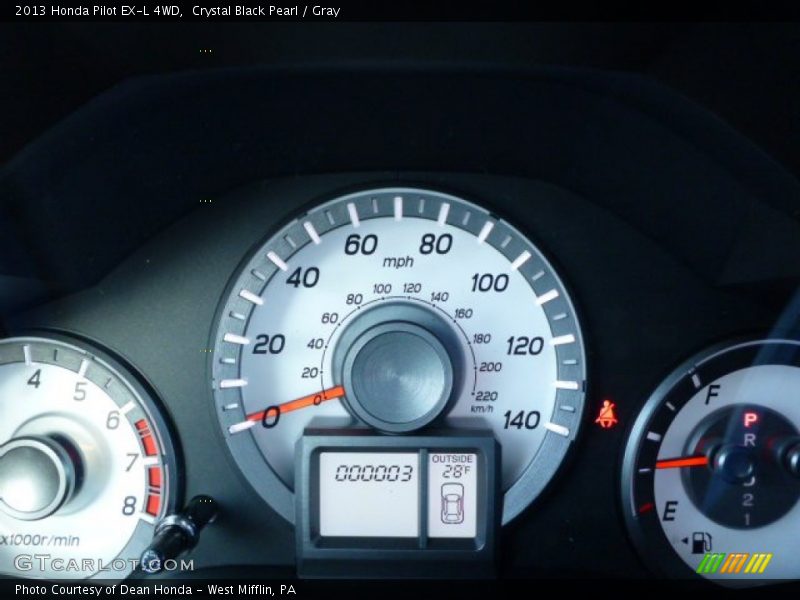  2013 Pilot EX-L 4WD EX-L 4WD Gauges