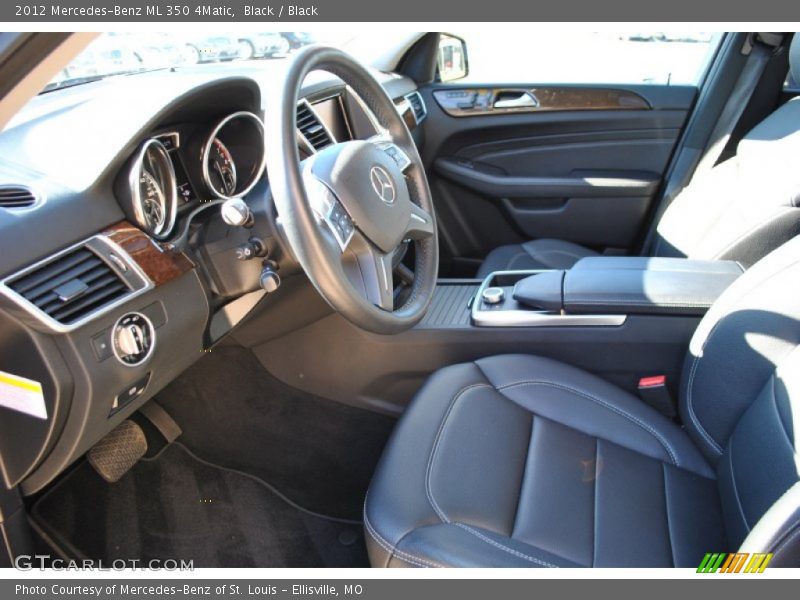 Black / Black 2012 Mercedes-Benz ML 350 4Matic