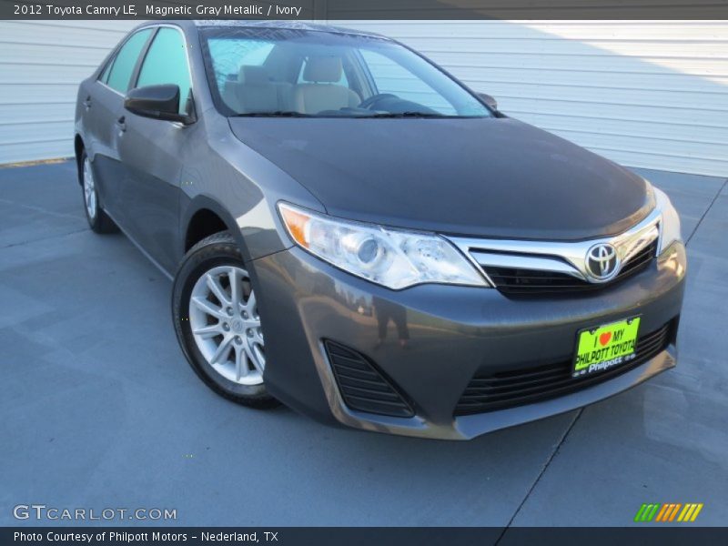 Magnetic Gray Metallic / Ivory 2012 Toyota Camry LE