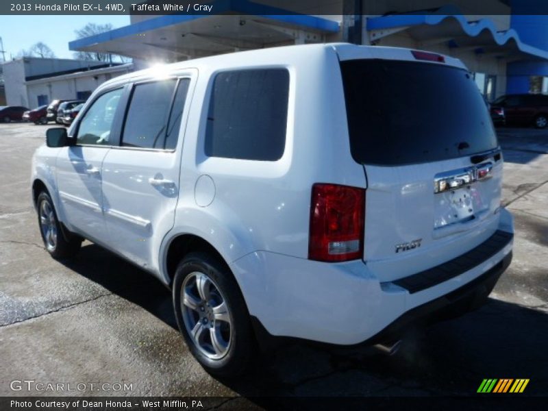 Taffeta White / Gray 2013 Honda Pilot EX-L 4WD