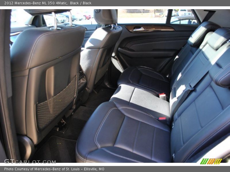 Black / Black 2012 Mercedes-Benz ML 350 4Matic