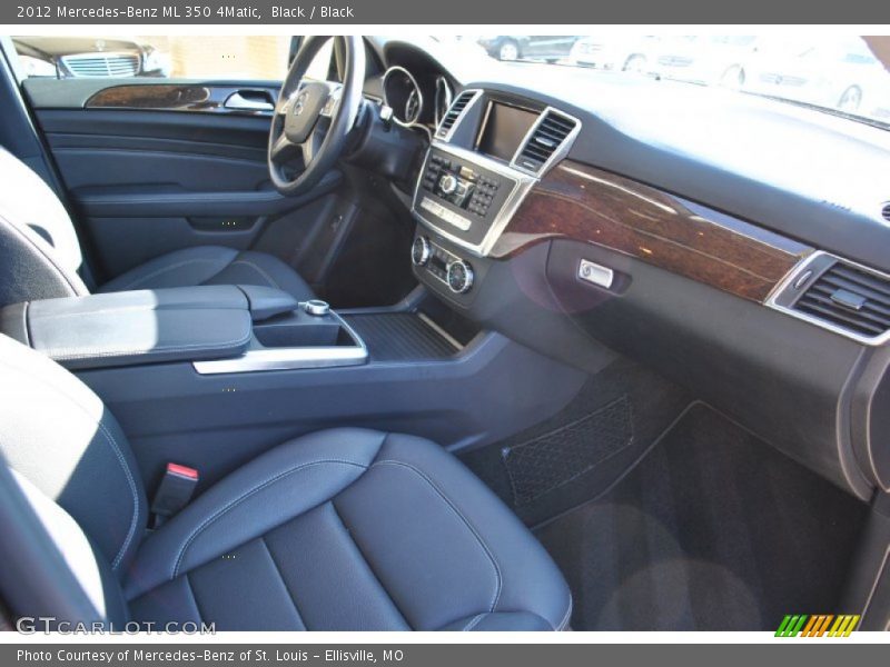 Black / Black 2012 Mercedes-Benz ML 350 4Matic