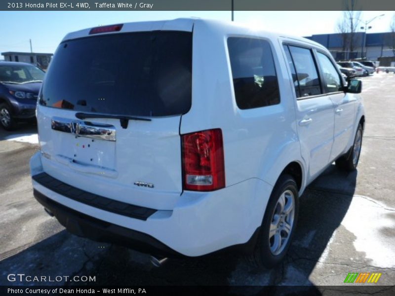 Taffeta White / Gray 2013 Honda Pilot EX-L 4WD