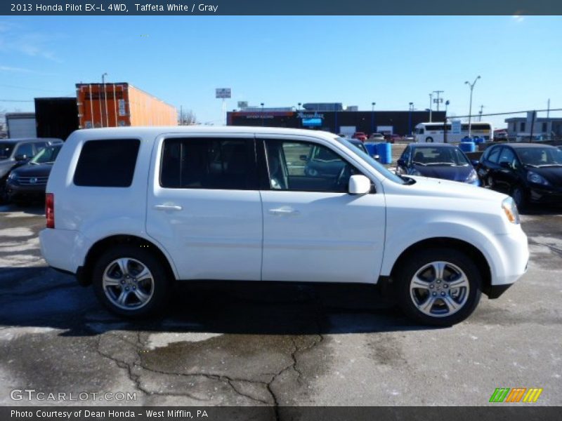 Taffeta White / Gray 2013 Honda Pilot EX-L 4WD