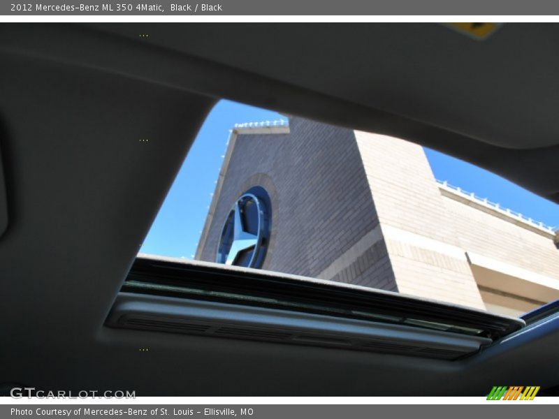 Black / Black 2012 Mercedes-Benz ML 350 4Matic