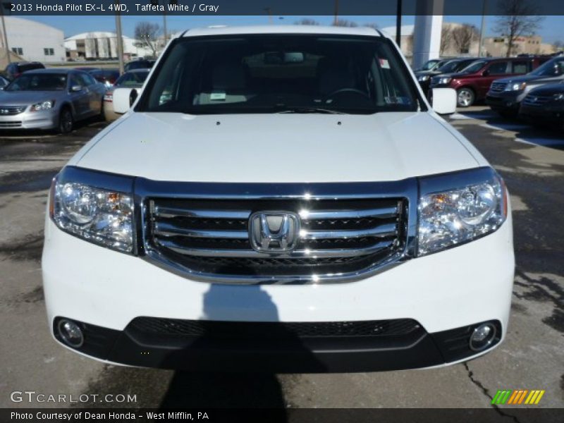 Taffeta White / Gray 2013 Honda Pilot EX-L 4WD
