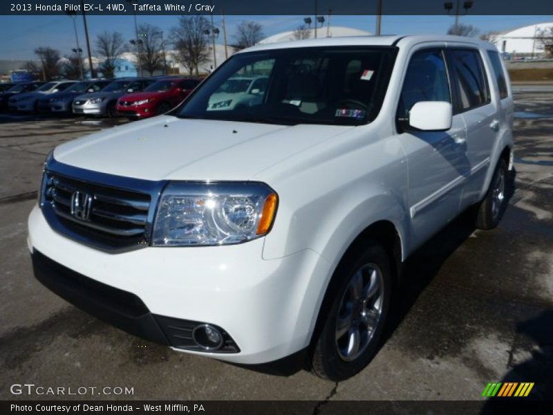 Taffeta White / Gray 2013 Honda Pilot EX-L 4WD