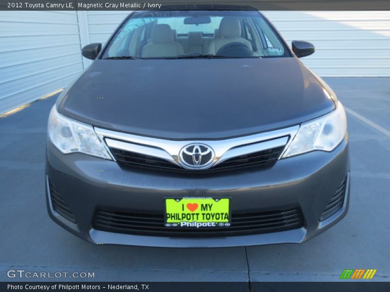 Magnetic Gray Metallic / Ivory 2012 Toyota Camry LE