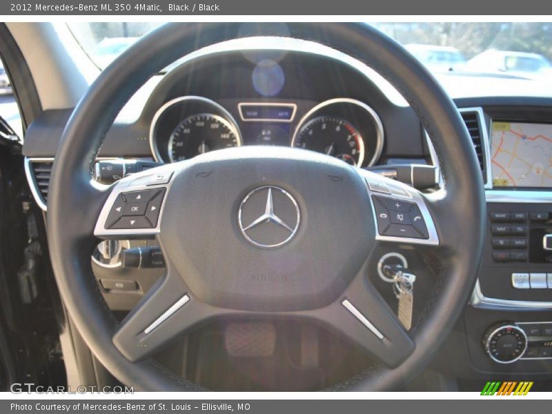 Black / Black 2012 Mercedes-Benz ML 350 4Matic
