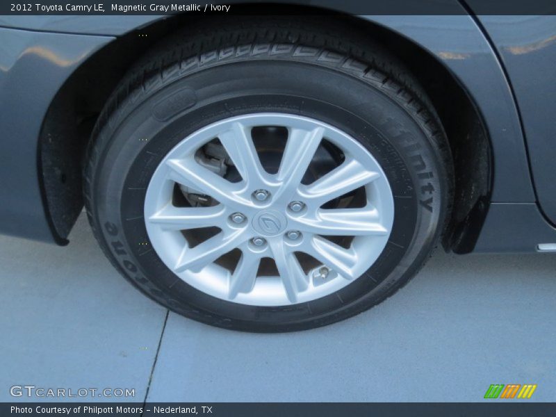 Magnetic Gray Metallic / Ivory 2012 Toyota Camry LE
