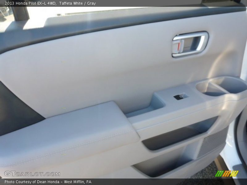 Taffeta White / Gray 2013 Honda Pilot EX-L 4WD