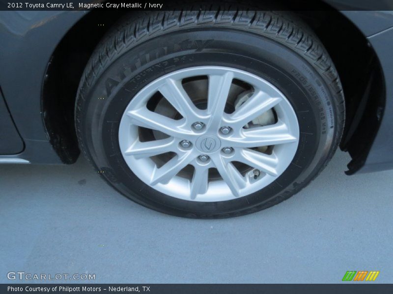 Magnetic Gray Metallic / Ivory 2012 Toyota Camry LE