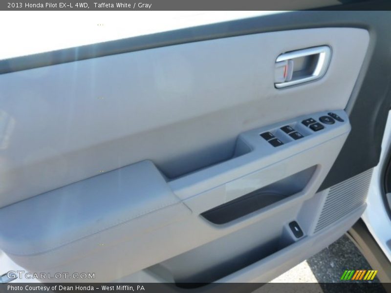 Taffeta White / Gray 2013 Honda Pilot EX-L 4WD