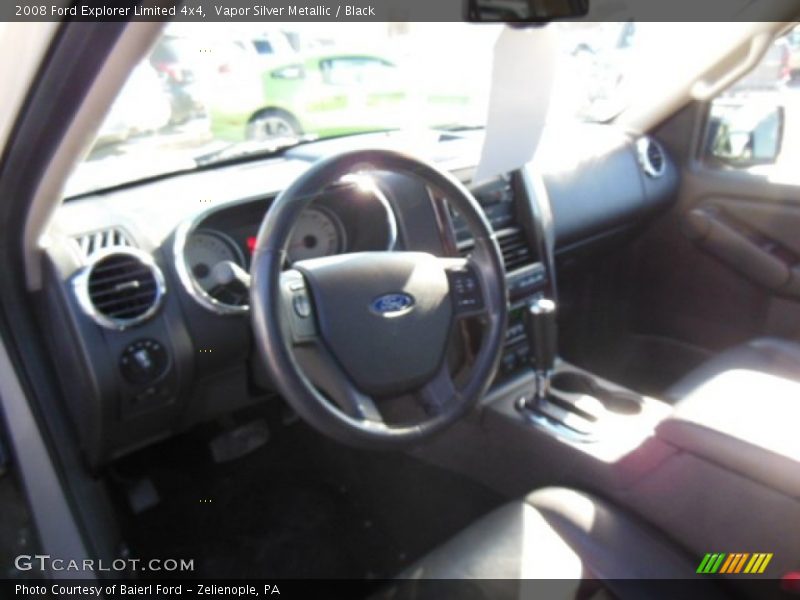 Vapor Silver Metallic / Black 2008 Ford Explorer Limited 4x4