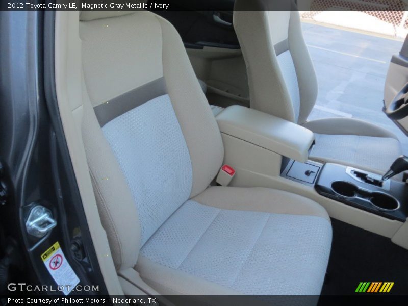 Magnetic Gray Metallic / Ivory 2012 Toyota Camry LE