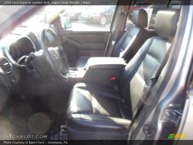 Vapor Silver Metallic / Black 2008 Ford Explorer Limited 4x4