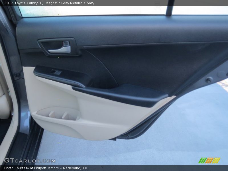 Magnetic Gray Metallic / Ivory 2012 Toyota Camry LE