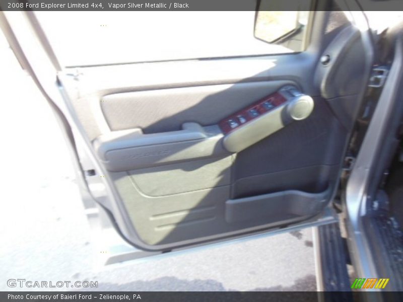 Vapor Silver Metallic / Black 2008 Ford Explorer Limited 4x4