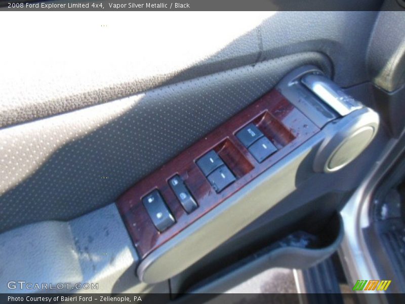 Vapor Silver Metallic / Black 2008 Ford Explorer Limited 4x4