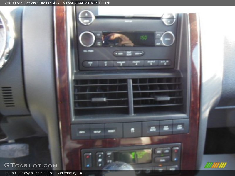 Vapor Silver Metallic / Black 2008 Ford Explorer Limited 4x4