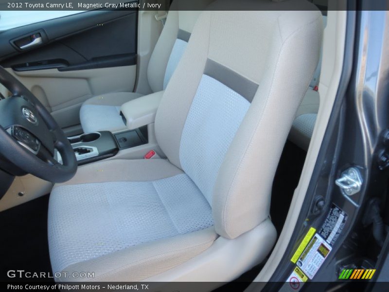 Magnetic Gray Metallic / Ivory 2012 Toyota Camry LE
