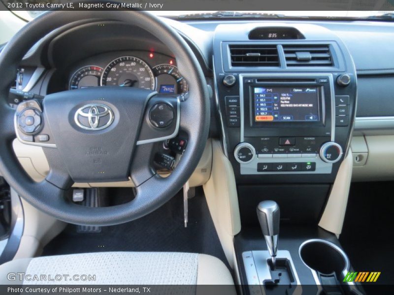 Magnetic Gray Metallic / Ivory 2012 Toyota Camry LE