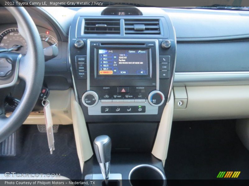 Magnetic Gray Metallic / Ivory 2012 Toyota Camry LE
