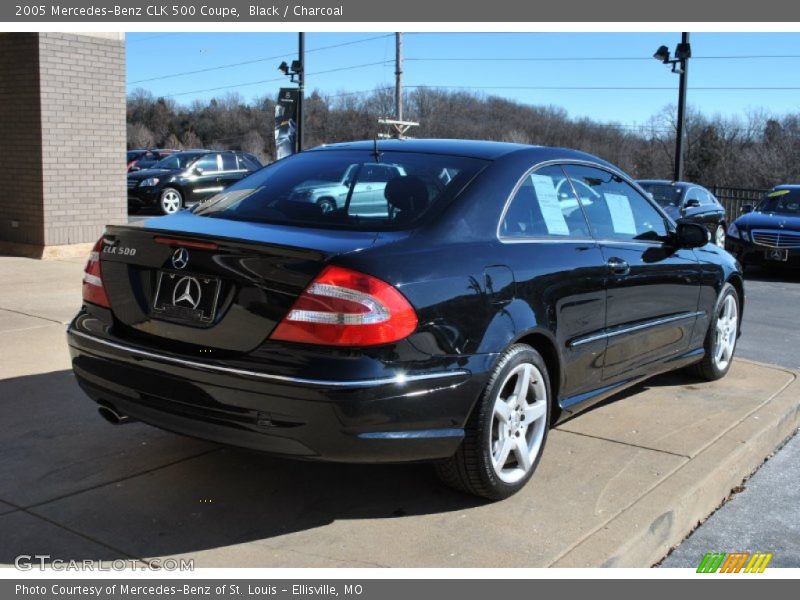 Black / Charcoal 2005 Mercedes-Benz CLK 500 Coupe