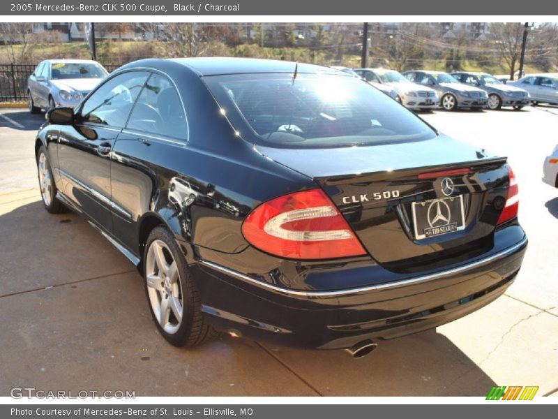 Black / Charcoal 2005 Mercedes-Benz CLK 500 Coupe