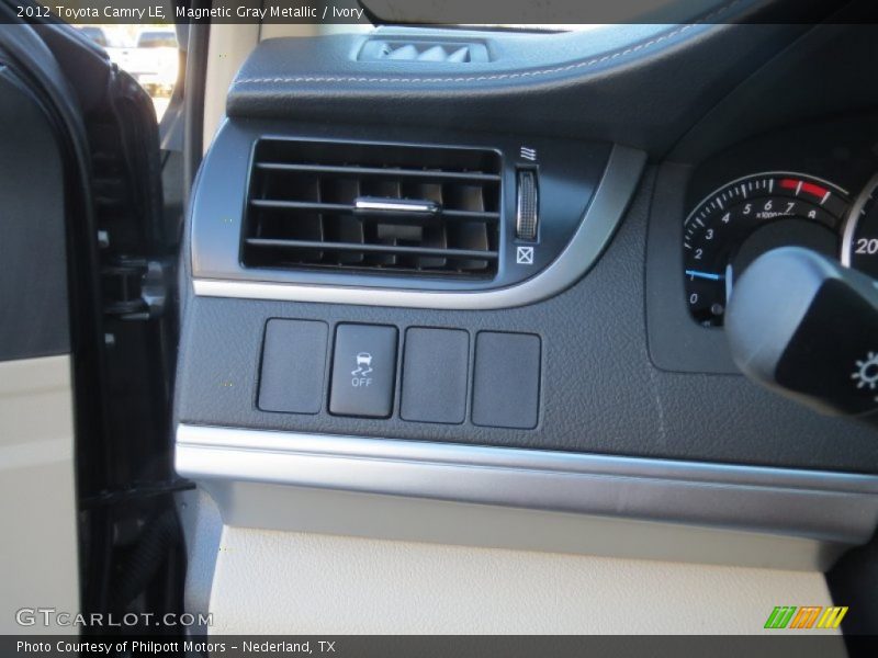 Magnetic Gray Metallic / Ivory 2012 Toyota Camry LE