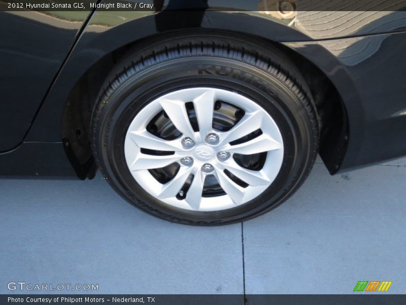 Midnight Black / Gray 2012 Hyundai Sonata GLS