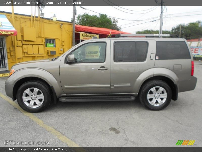 Granite Metallic / Graphite 2005 Nissan Pathfinder LE