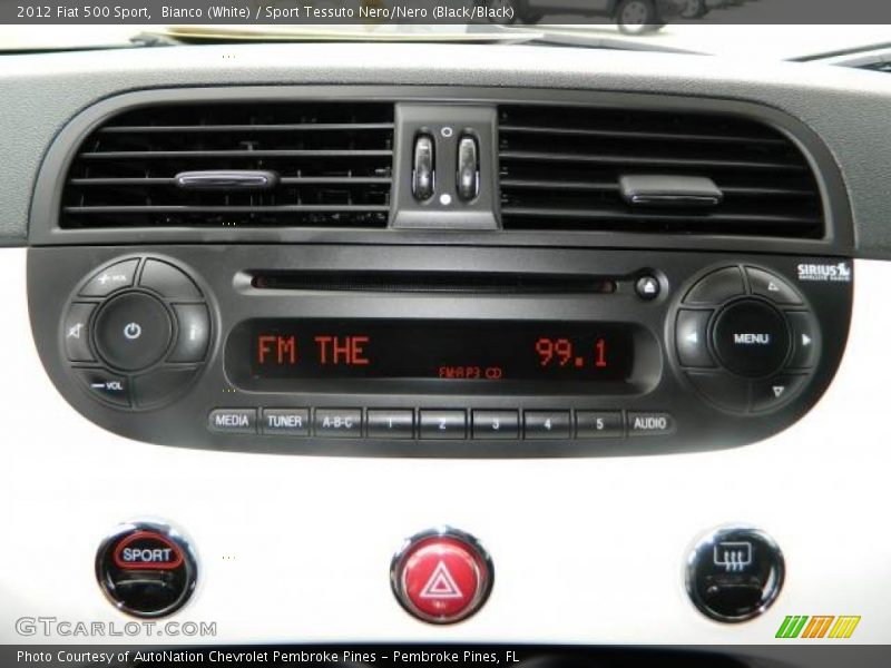 Audio System of 2012 500 Sport