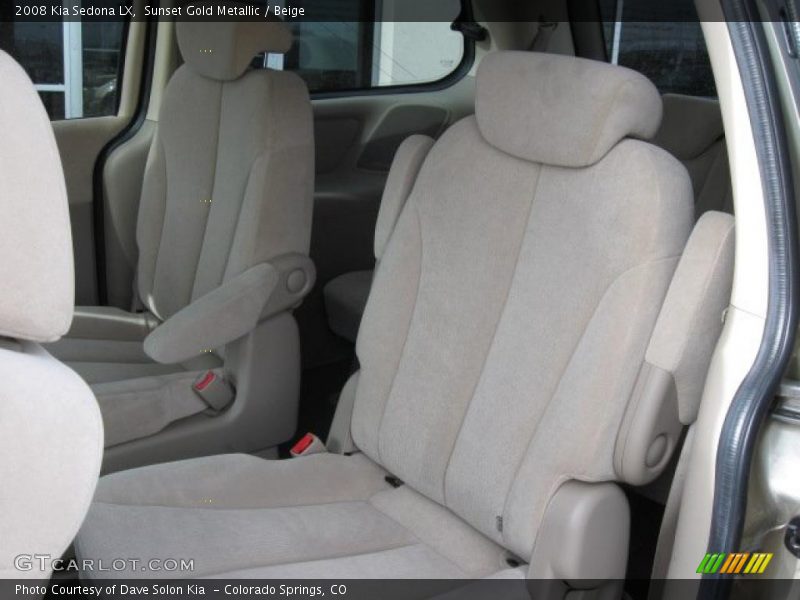 Sunset Gold Metallic / Beige 2008 Kia Sedona LX