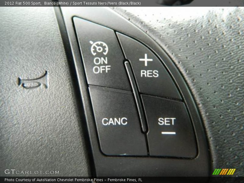 Controls of 2012 500 Sport