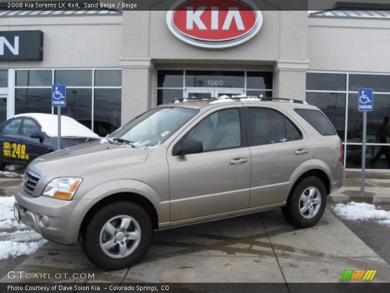 Sand Beige / Beige 2008 Kia Sorento LX 4x4