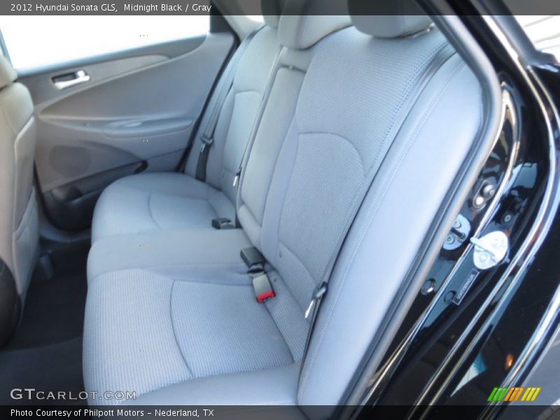 Midnight Black / Gray 2012 Hyundai Sonata GLS