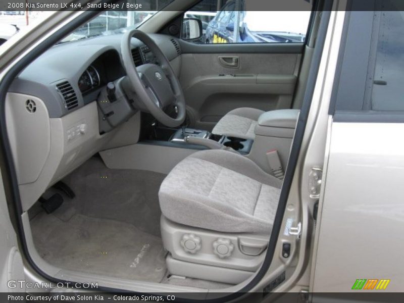 Sand Beige / Beige 2008 Kia Sorento LX 4x4