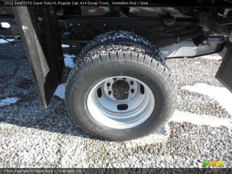  2012 F350 Super Duty XL Regular Cab 4x4 Dump Truck Wheel