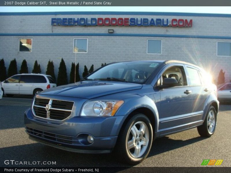 Steel Blue Metallic / Pastel Slate Gray 2007 Dodge Caliber SXT