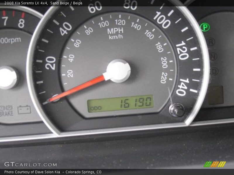 Sand Beige / Beige 2008 Kia Sorento LX 4x4