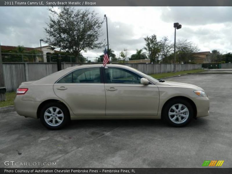 Sandy Beach Metallic / Bisque 2011 Toyota Camry LE