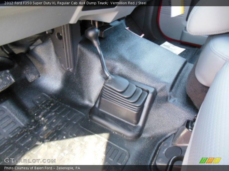 Vermillion Red / Steel 2012 Ford F350 Super Duty XL Regular Cab 4x4 Dump Truck