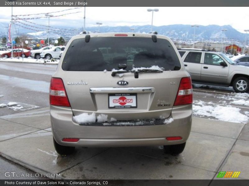 Sand Beige / Beige 2008 Kia Sorento LX 4x4