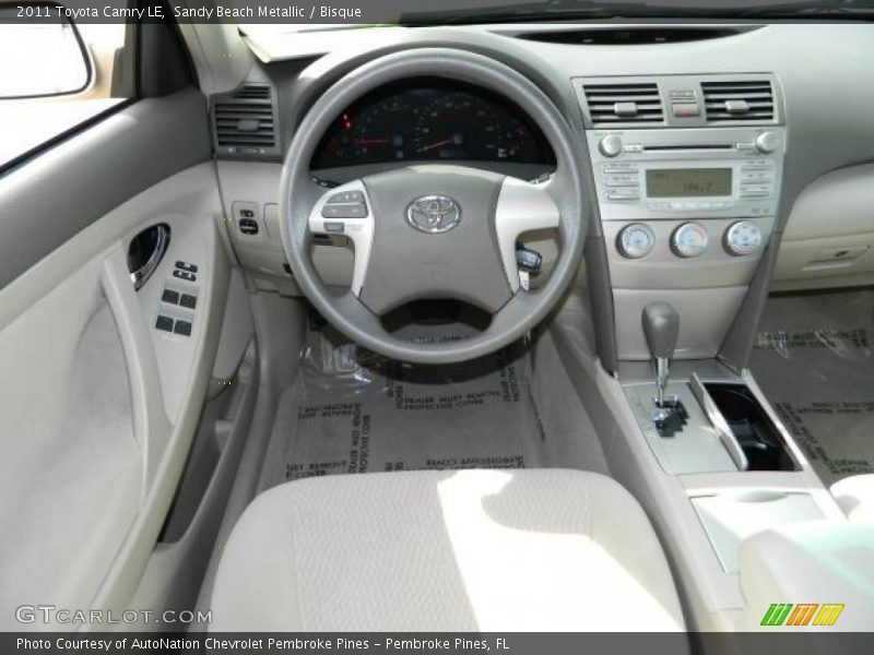 Sandy Beach Metallic / Bisque 2011 Toyota Camry LE